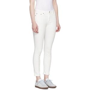 Acne Studios Peg Bia Konst White Skinny HIgh Waist Jean